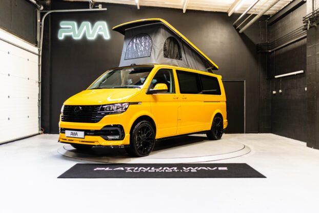 2024 | VW Transporter |  T6.1 | LWB | Luxe Tourer | Chrome Yellow | PWA-HMC