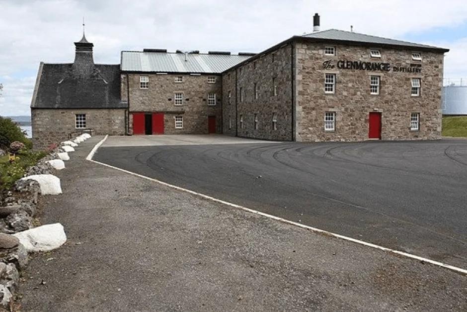 Glenmorangie distillery in Tain