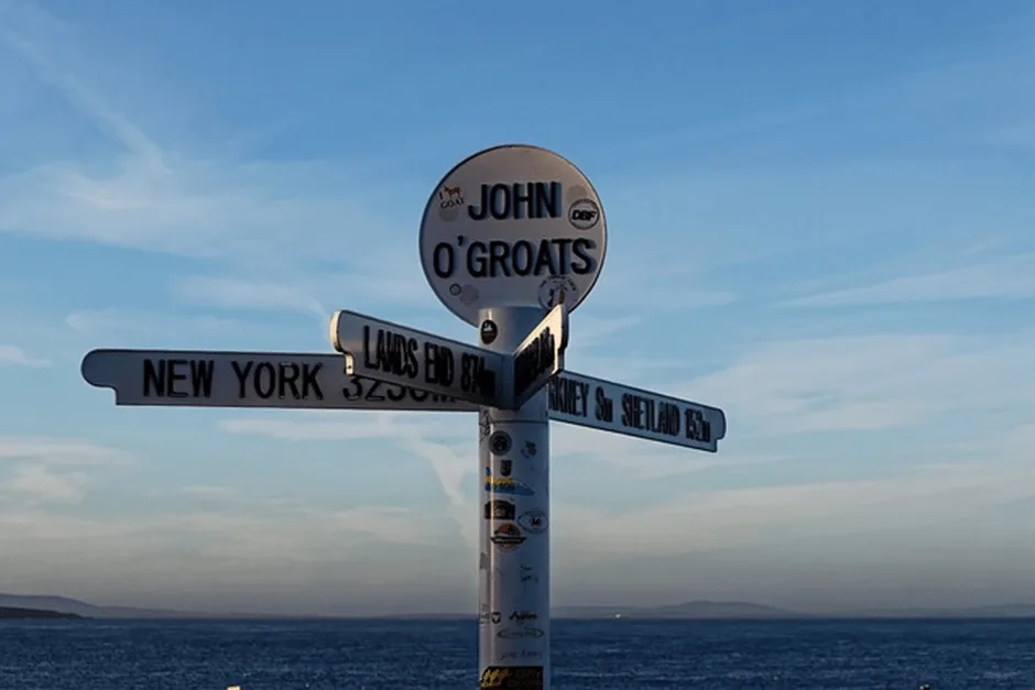 John o' Groats landmark sign
