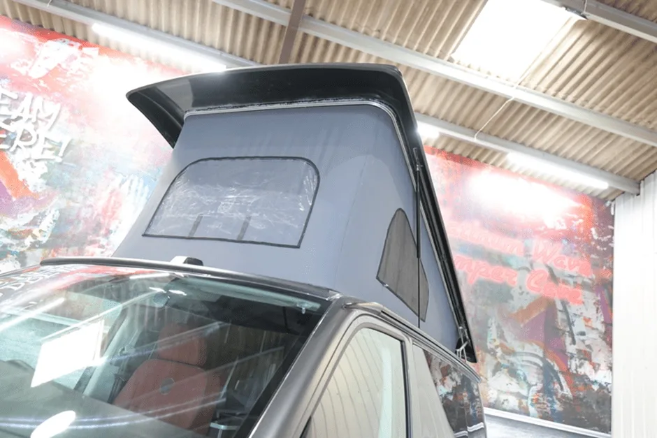 Campervan pop top roof