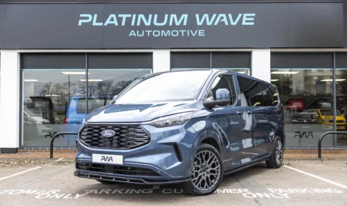 2025 / FORD TRANSIT CUSTOM / LWB / BLUE METALLIC / PWA-CMO – RESERVED