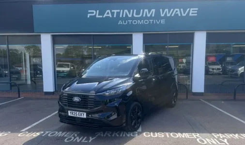 2025 / FORD TRANSIT CUSTOM FACTORY SPEC DCIV / SWB/ LIMITED/ AGATE BLACK / PWA – EKY