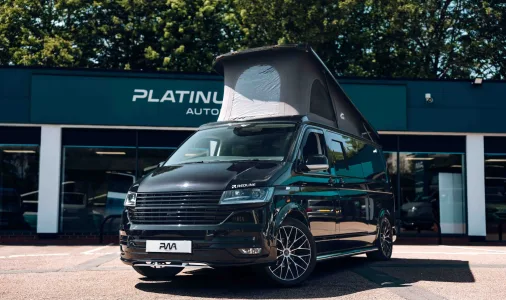 Volkswagen T6.1 Transporter Campervan Used 2.0 Diesel Long Wheel Base 2021 Manual Black PWA – ZGN – RESERVED