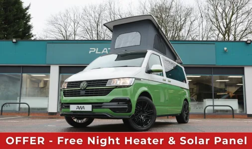 Volkswagen T6.1 Transporter Campervan Used 2.0 Diesel Short Wheel Base Manual Two Tone PWA- FDN