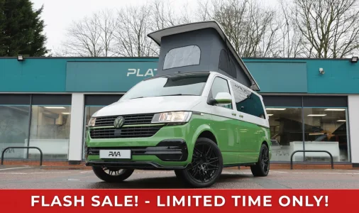 Volkswagen T6.1 Transporter Campervan Used 2.0 Diesel Short Wheel Base Manual Two Tone PWA- FDN