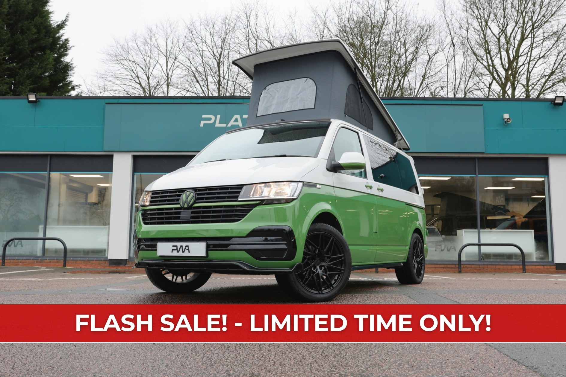 Volkswagen T6.1 Transporter Campervan Used 2.0 Diesel Short Wheel Base Manual Two Tone PWA- FDN