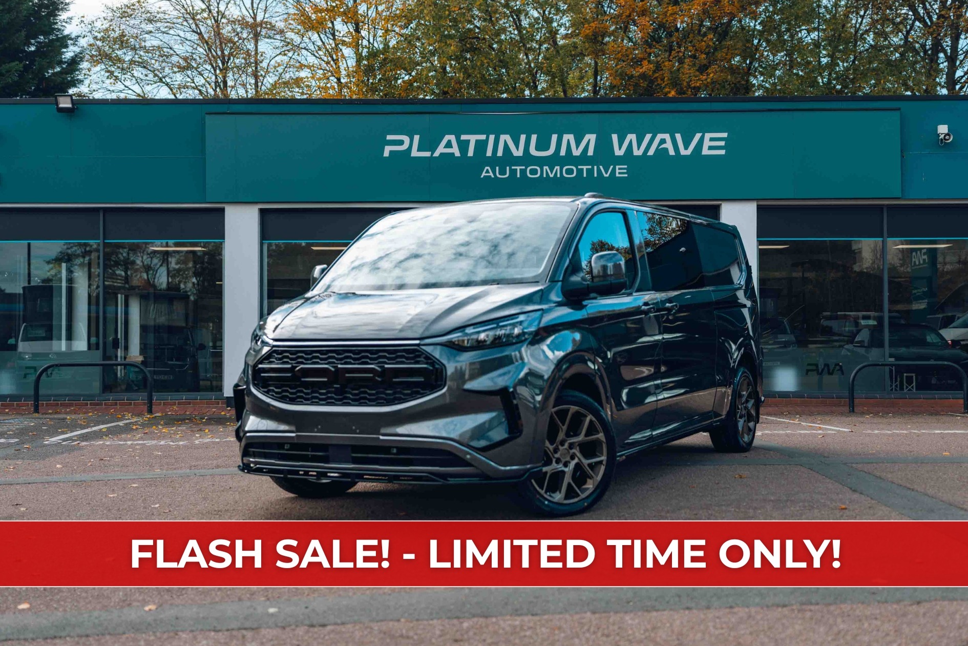 Ford Transit Custom New 2.0 Long Wheel Base 2025 Automatic Magnetic PWA – 9386 – RESERVED