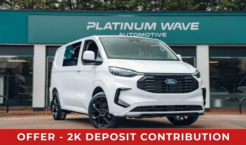 Brand New Unregistered Ford Transit Custom DCIV Short Wheel Base White PWA- 0689