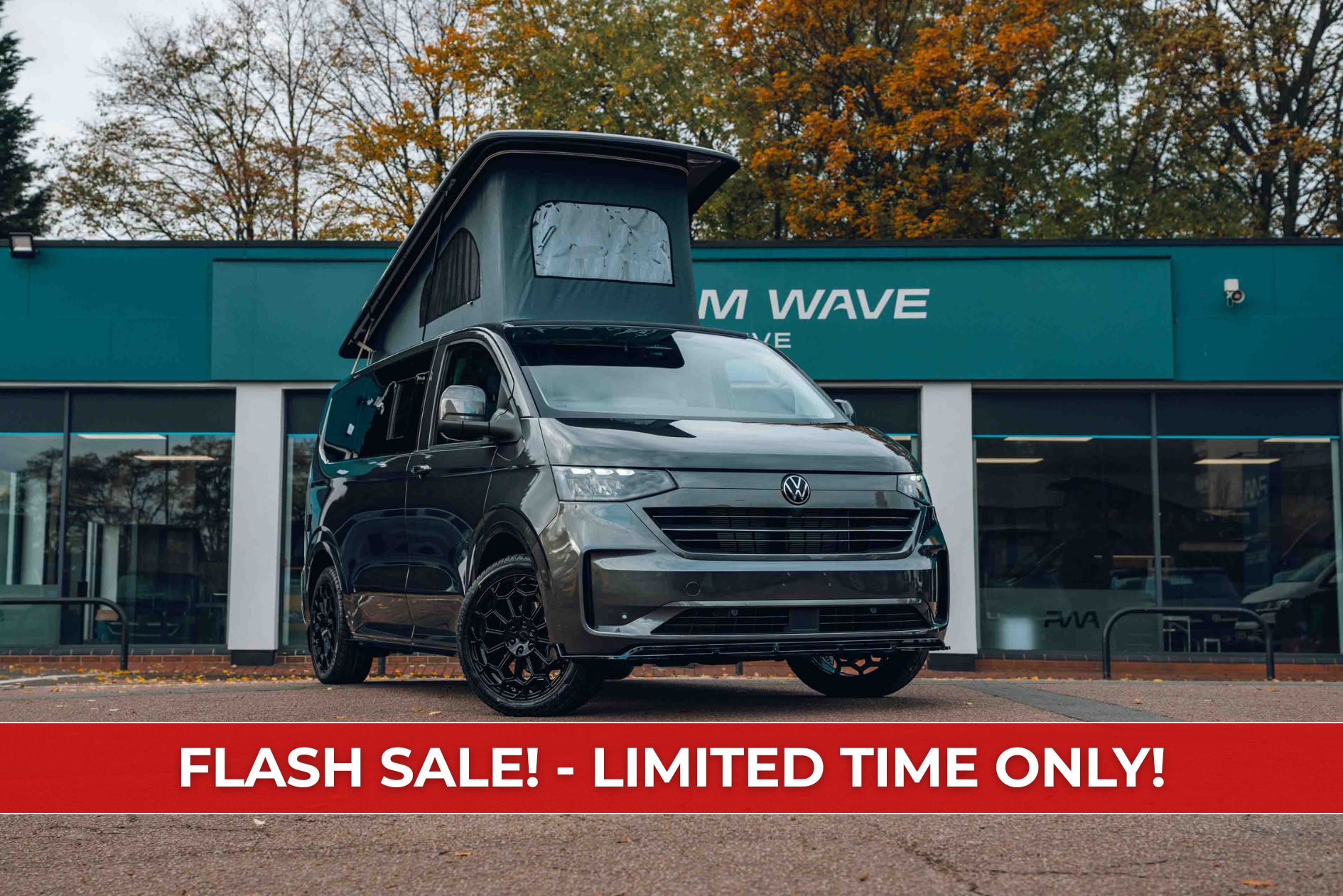 Volkswagen T7 4motion Transporter Campervan New 2.0 Automatic Short Wheel Base Graphite Dust Metallic PWA- GKA