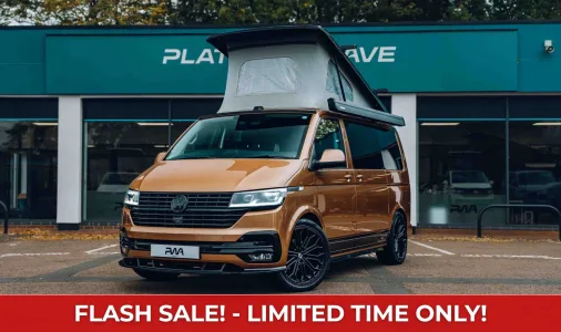 Volkswagen T6.1 Transporter Campervan Used Short Wheel Base Automatic Copper  PWA- JBP