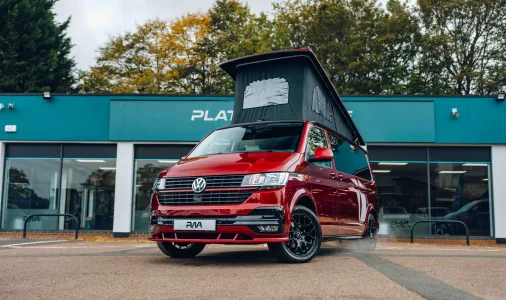 Volkswagen T6.1 Transporter Campervan Used  Diesel 2.0 Long Wheel Base 2022 Automatic Red PWA- YUE