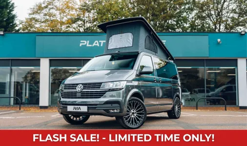 Volkswagen T6.1 Transporter Campervan Used 2.0 Short Wheel Base 2021 Automatic Indium Grey PWA- YGK
