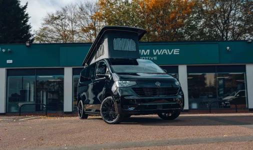 Volkswagen T7 Transporter Campervan New 4Motion 2.0 Diesel Short Wheel Base Midnight Black Metallic 2025 PWA- 3317