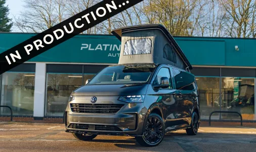 Volkswagen T7 Transporter Campervan New 2.0 Diesel SWB Graphite Dust Metal PWA- 9841 – IN PRODUCTION