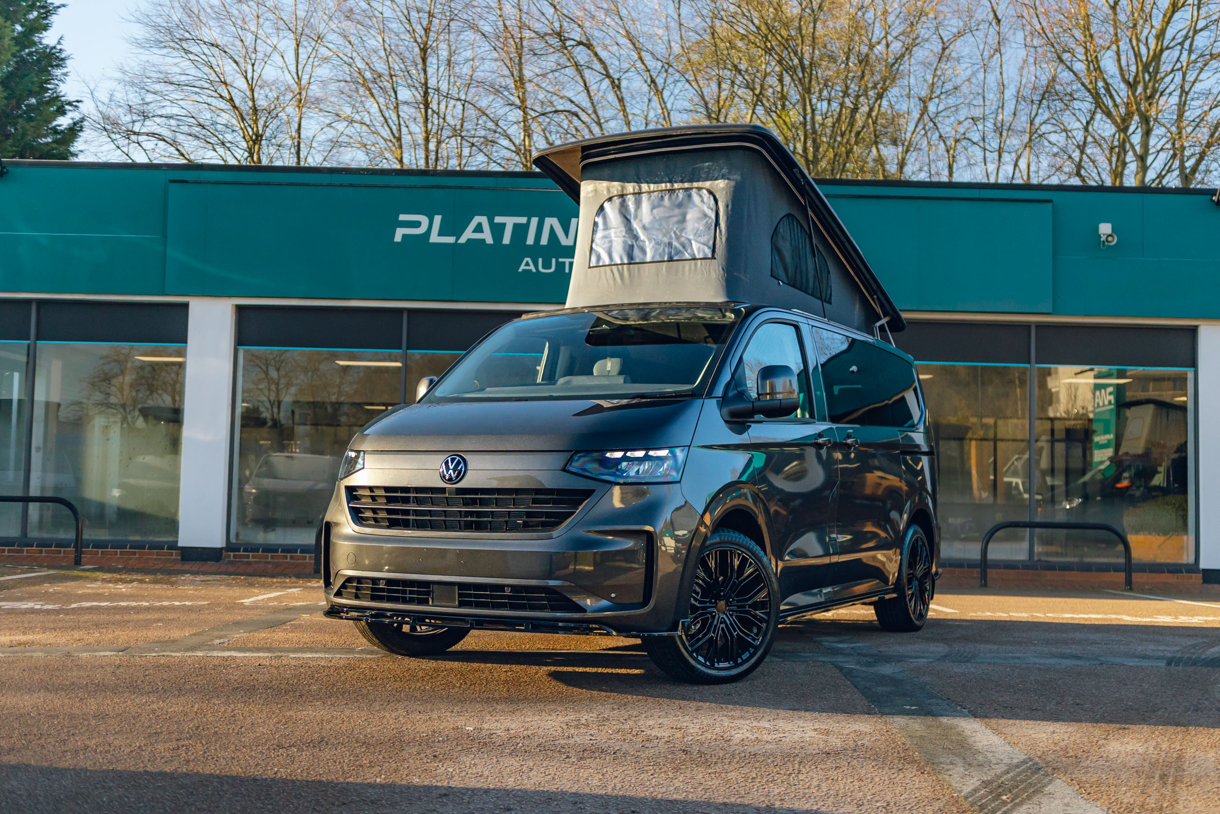 Volkswagen T7 Transporter Campervan New 2.0 Diesel SWB Graphite Dust Metal PWA- 9841 – RESERVED