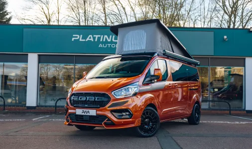 Ford Transit Custom Used Campervan Diesel SWB  Orange PWA – AYF