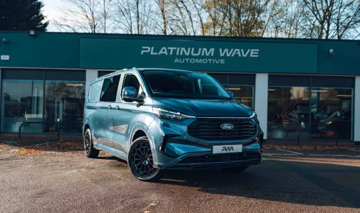 Ford Transit Custom Factory Spec DCIV Long Wheel Base Blue Metallic PWA – CVF