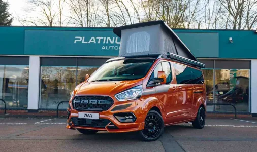 Ford Transit Custom Used Campervan Diesel SWB  Orange PWA – AYF