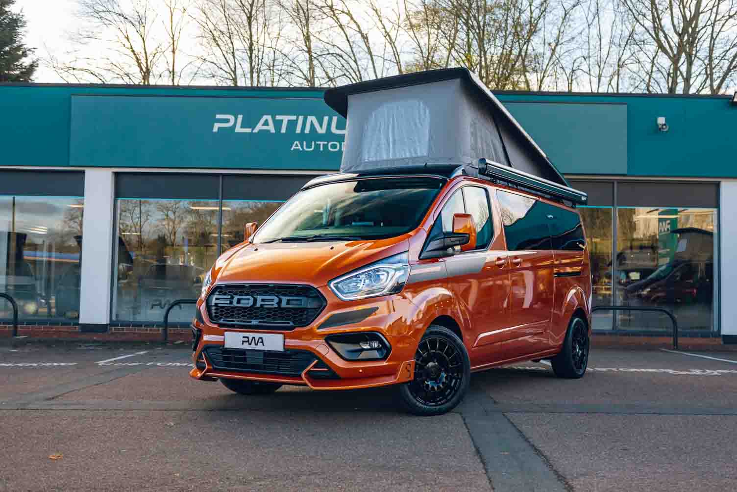 Ford Transit Custom Used Campervan Diesel SWB  Orange PWA – AYF