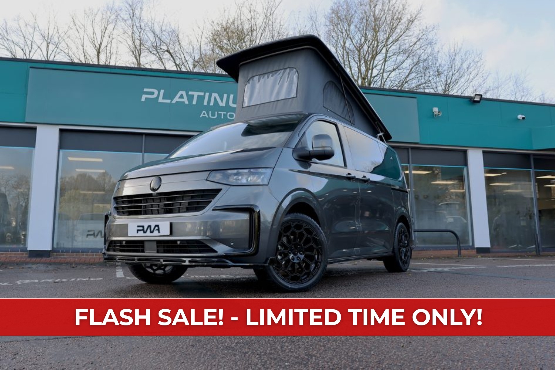 Volkswagen T7 Transporter Campervan New 2.0 Diesel SWB 2025 Graphite Dust Metal PWA- WHH