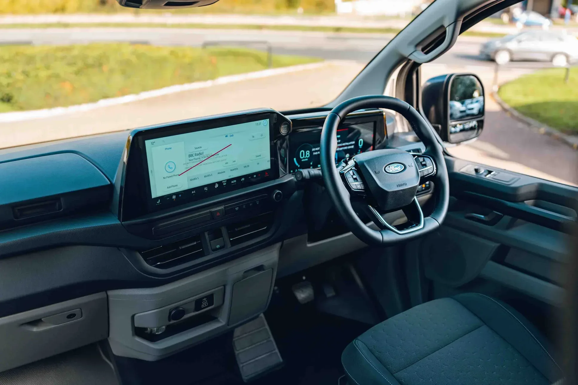 Inside ford custom camper van