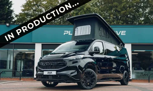 Ford Transit Custom Campervan New 2.0 Long Wheel Base 2025 Automatic Black – In Production- PWA -EKJ