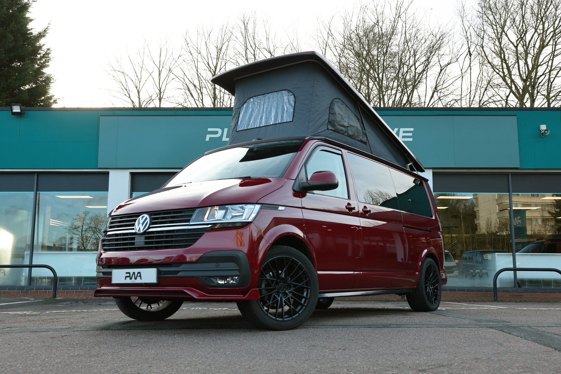 Volkswagen T6.1 Transporter Campervan Used  LWB Fortana Red PWA- CAL
