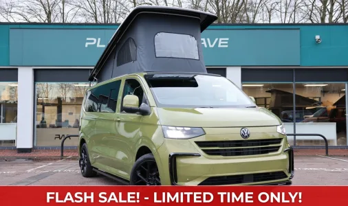Volkswagen T7 Transporter Campervan New LWB 2.0 Diesel Warm Green Metallic PWA -FXA