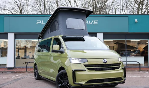 Volkswagen T7 Transporter Campervan New LWB 2.0 Diesel Warm Green Metallic PWA -FXA