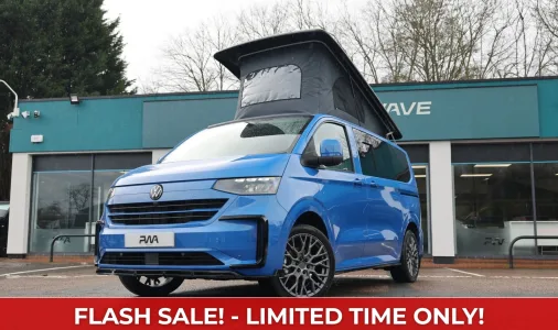 Volkswagen T7 Transporter Campervan New 2,0 Diesel SWB 2025 Mid Blue PWA- EUN