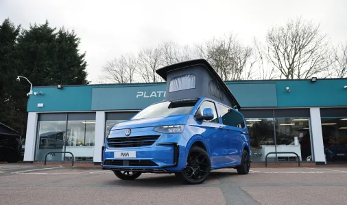 Volkswagen T7 Transporter Campervan New 2.0 SWB 2025 Mid Blue PWA- VWG