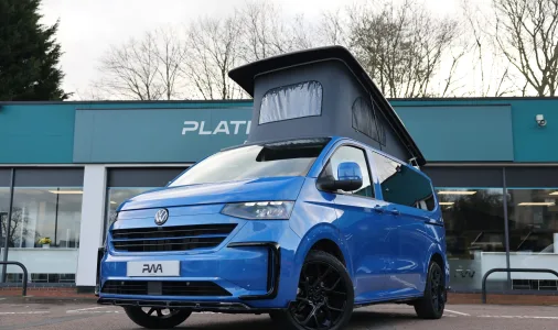 Volkswagen T7 Transporter Commerce Pro Campervan 2.0 SWB 2025 Mid Blue PWA- VWG – RESERVED