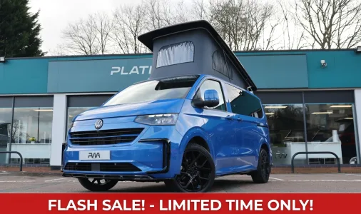 Volkswagen T7 Transporter Campervan New 2.0 SWB 2025 Mid Blue PWA- VWG