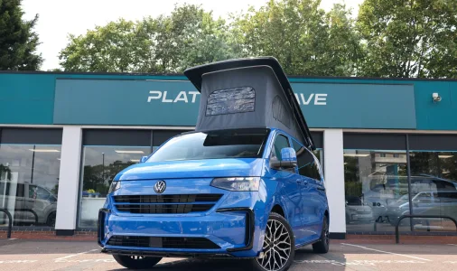 Volkswagen T7 Transporter Campervan New 2.0 Diesel LWB 2025 Mid Blue Metallic PWA- 4817