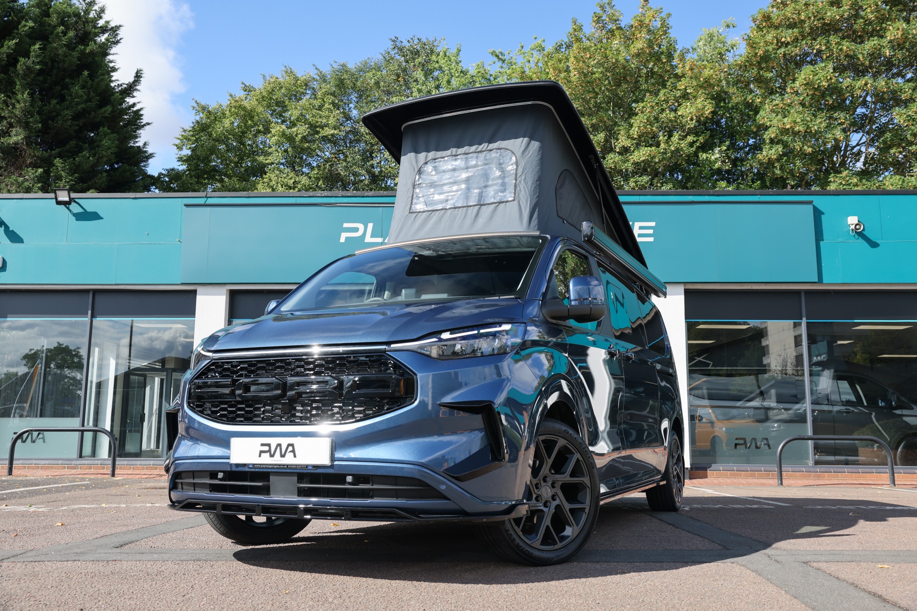 Ford Transit Custom Campervan 2.0 LWB 2026 Blue Metallic PWA- MJJ