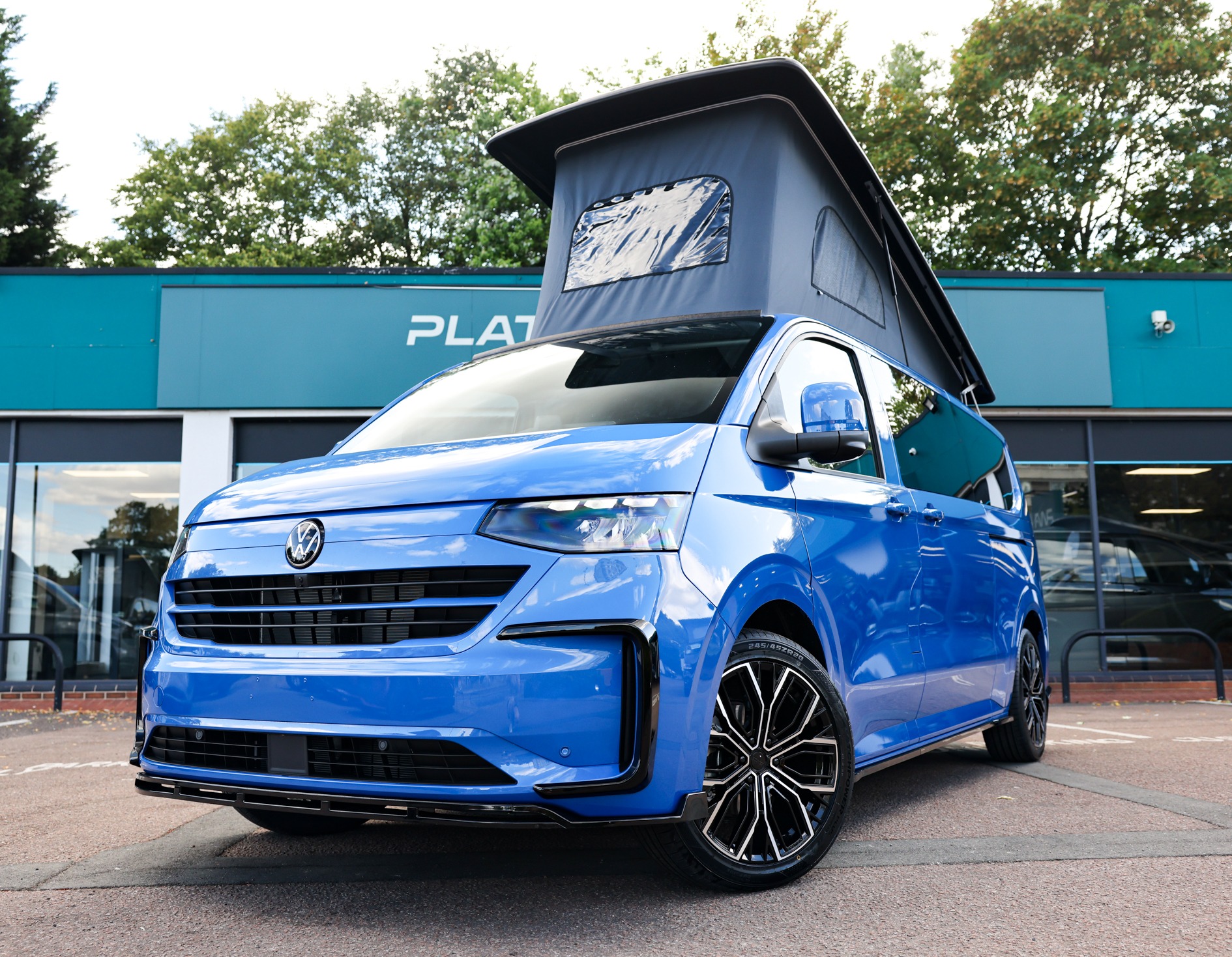 Volkswagen T7 Transporter Campervan New 2.0 Diesel LWB 2025 Mid Blue PWA- 5548