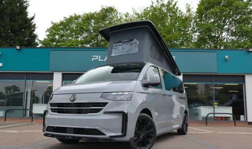 Volkswagen T7 Transporter Campervan New 2.0 Diesel LWB 2026 Stone Grey Amber 8594