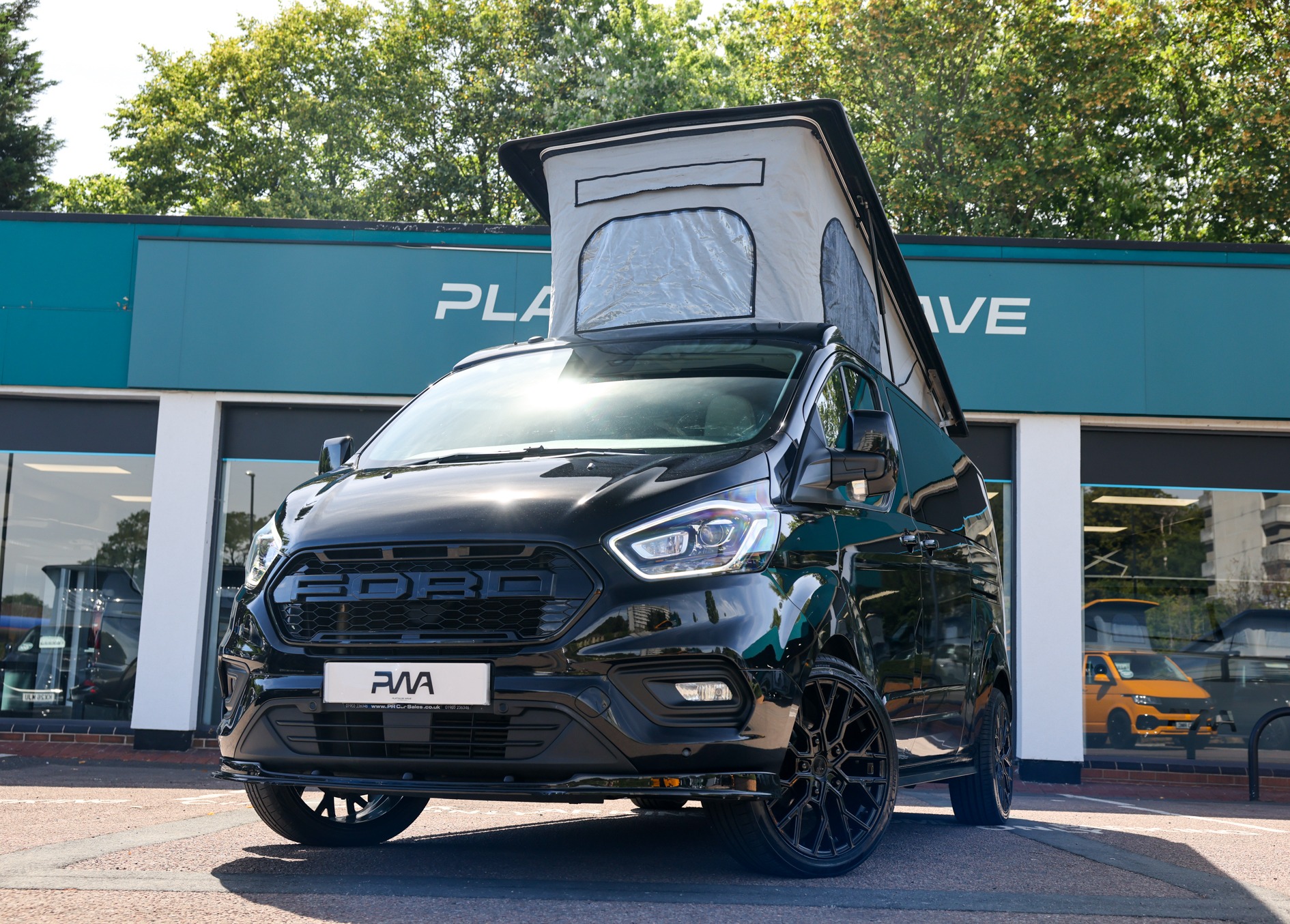 Ford Transit Custom Campervan 2.0 LWB Black 2019 PWA- LOH