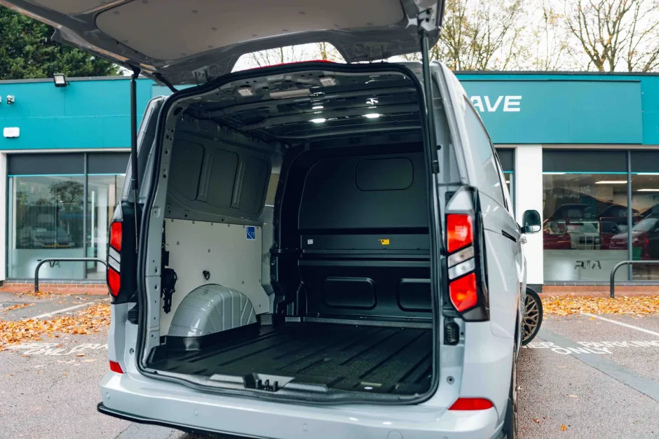 Interior of boot of Kombi van