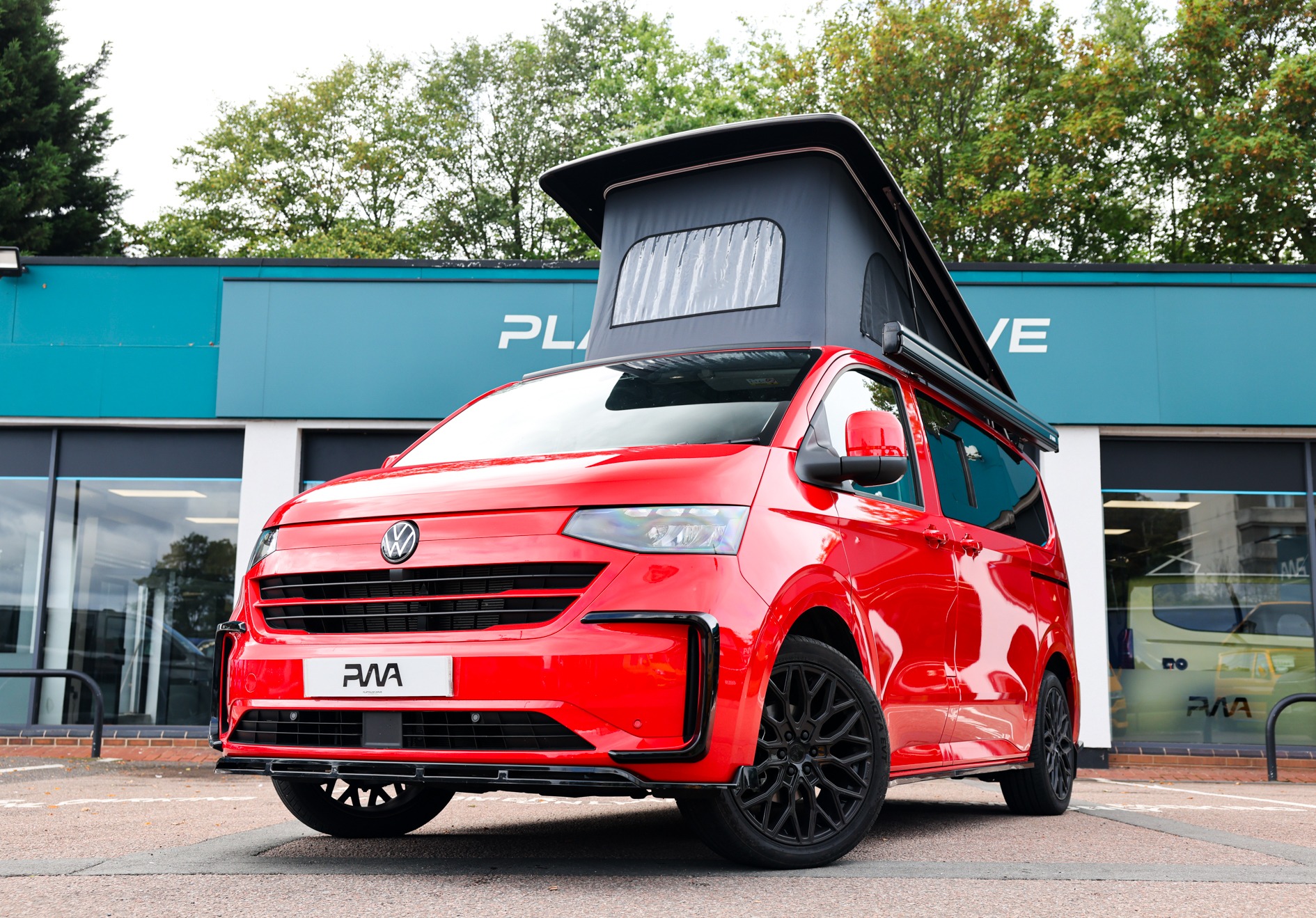 Volkswagen T7 Transporter Campervan New 2.0 Diesel SWB 2025 Mid Intensive Red PWA- NGZ