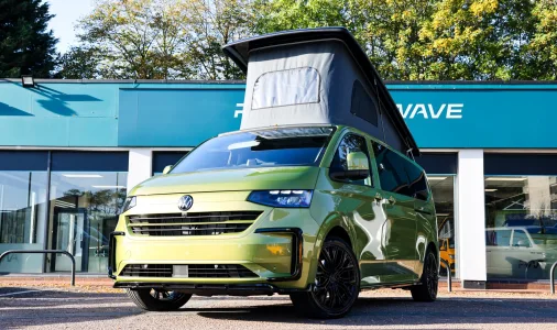 Volkswagen T7 Transporter Campervan New 2.0 Diesel LWB 2026 Warm Green PWA- 9184