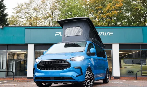 2026 Ford Transit Custom Limited PHEV Campervan LWB Digital Aqua Blue PWA- 8257