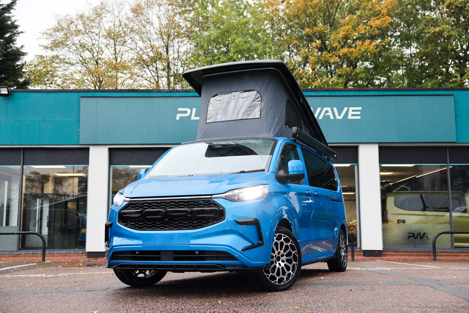 2026 Ford Transit Custom Limited PHEV Campervan LWB Digital Aqua Blue PWA- 8257